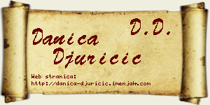 Danica Đuričić vizit kartica